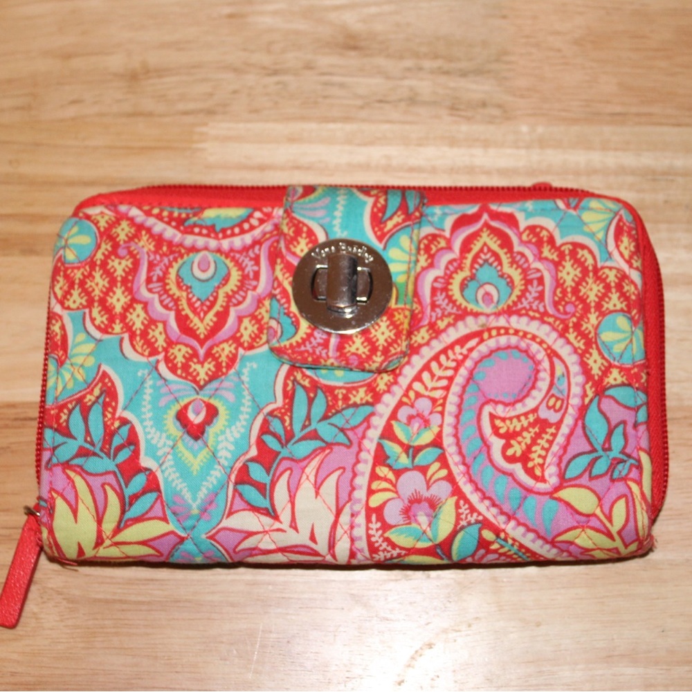 VERA BRADLEY paisley paradise billfold